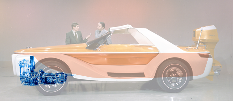 Illustration for article titled Meet the Car That Gave Birth to a Boat